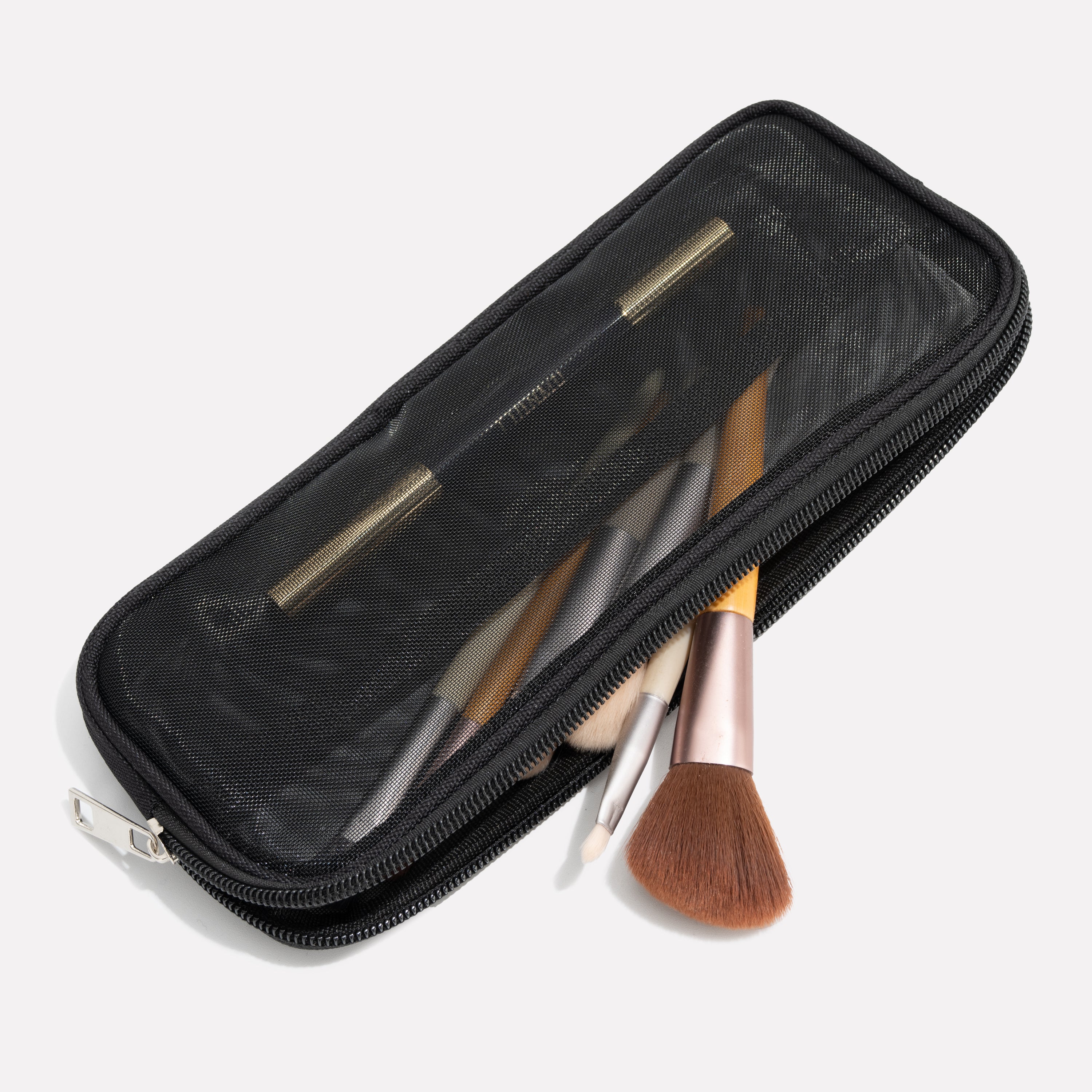 Ivy | Mesh Makeup Brush Bag