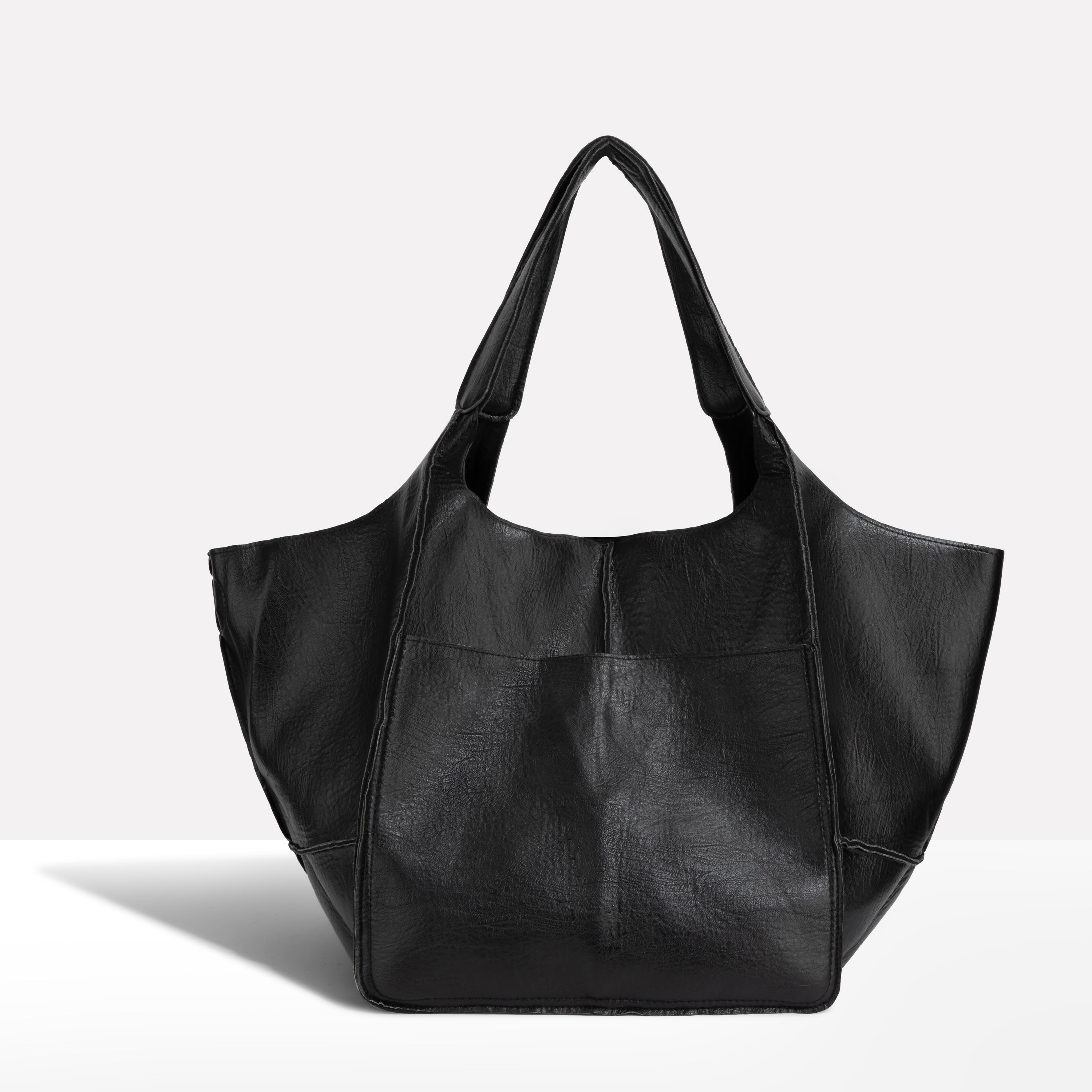 Aria | Oversized Leather Tote Bag