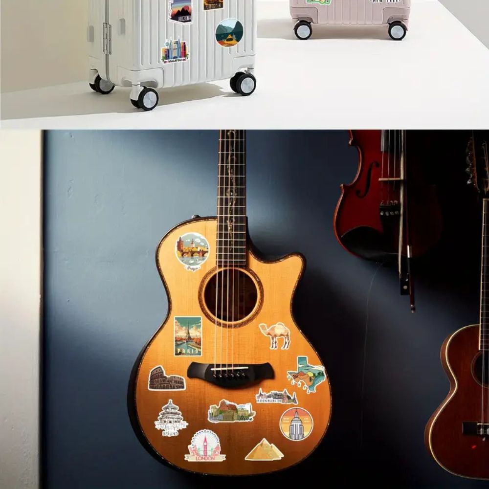 Luggage Travel Stickers | 100pc Set