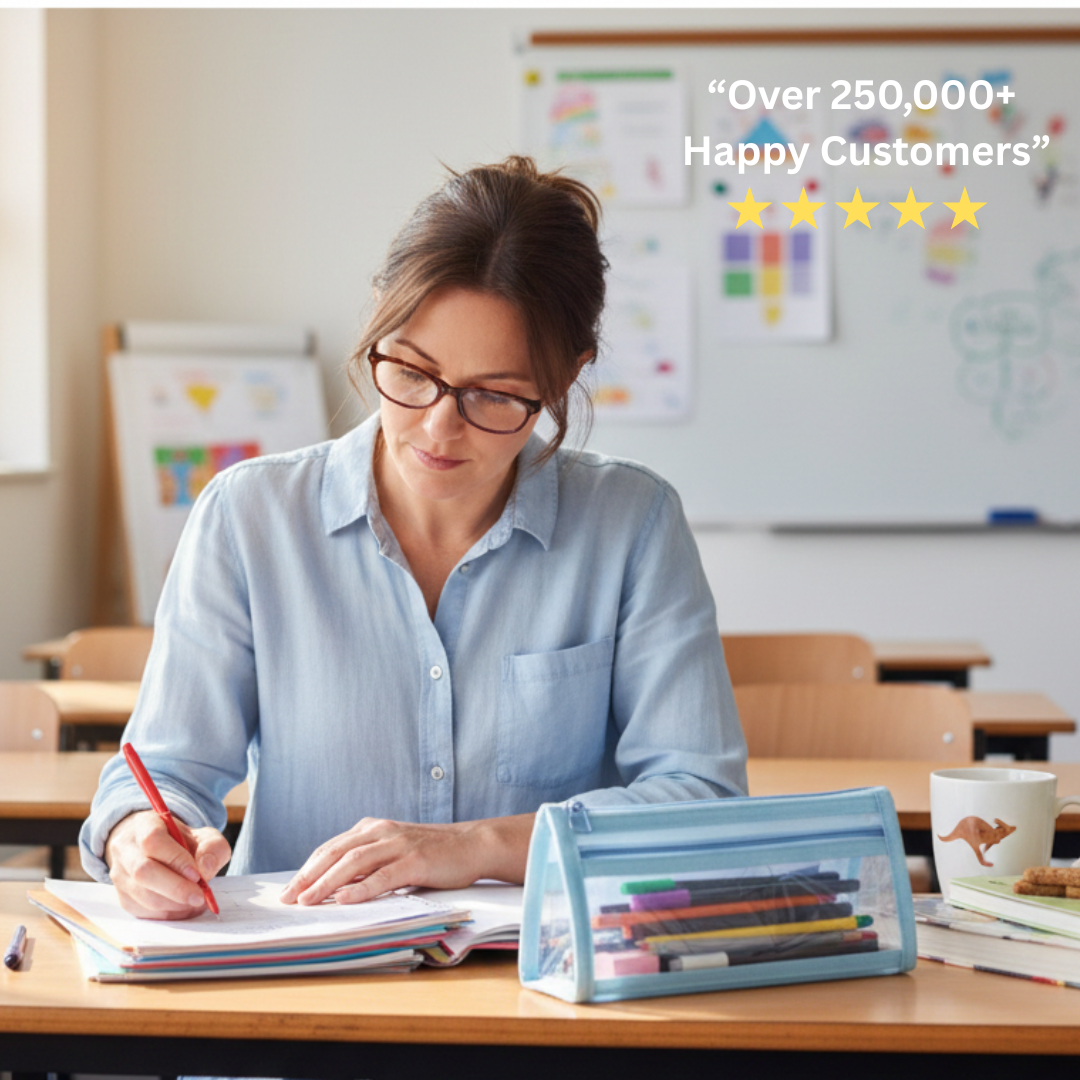 Frosted Transparent Pencil Case