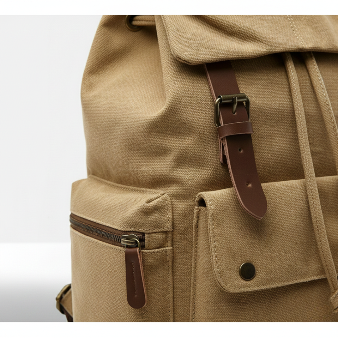 Vintage Anti-Theft Backpack