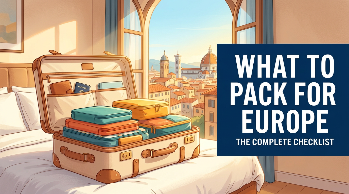 What to Pack for a Trip to Europe: The Complete Checklist