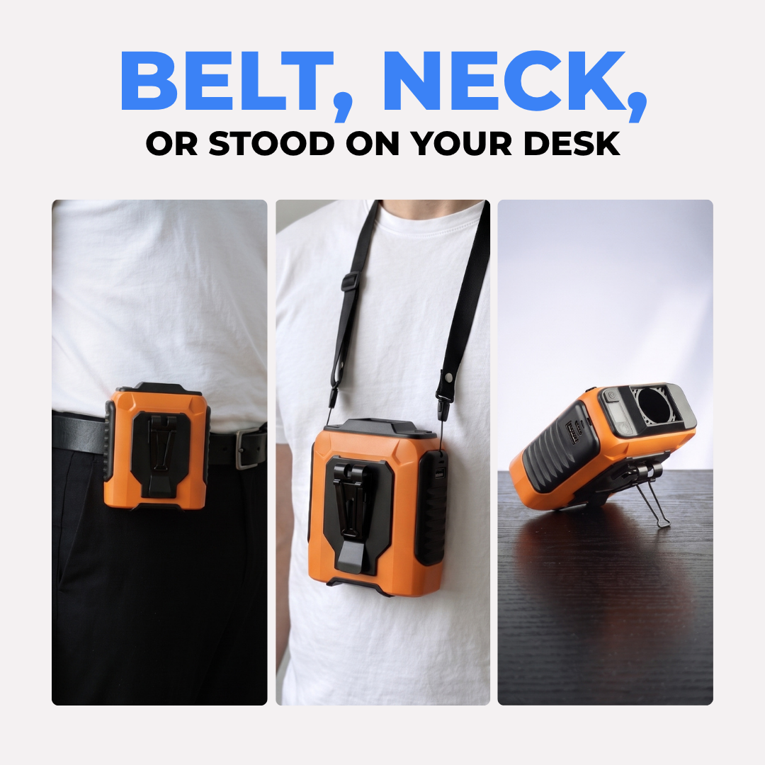 Hands-Free Clip On Fan