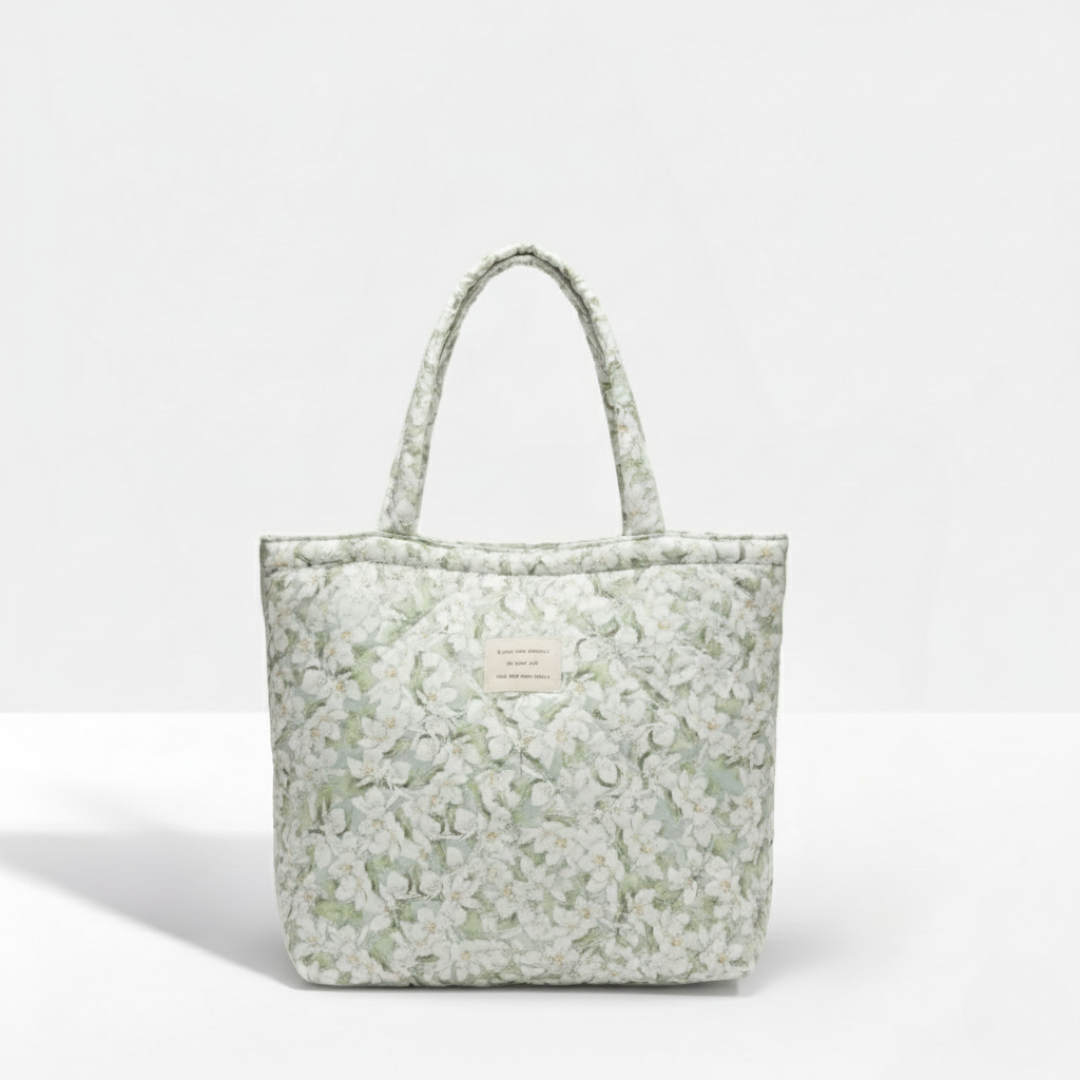 Aurora Quilted Floral Tote