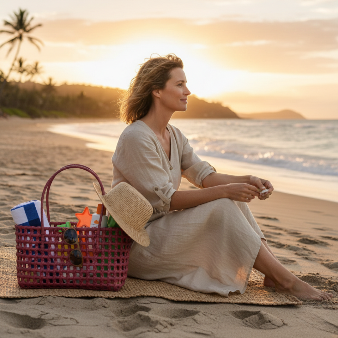 Hana Hollow Weave Tote