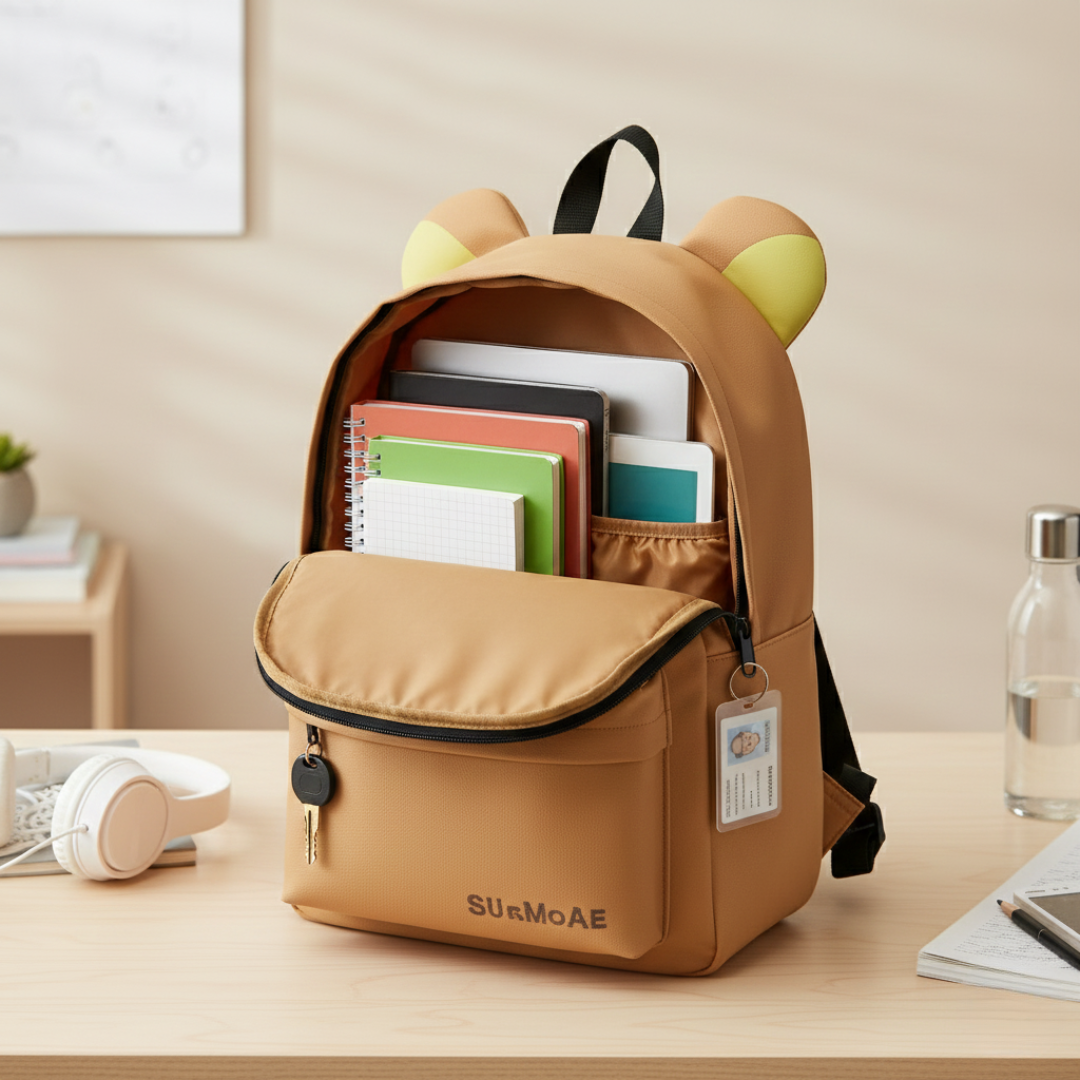 Kawaii Bear Student Backpack