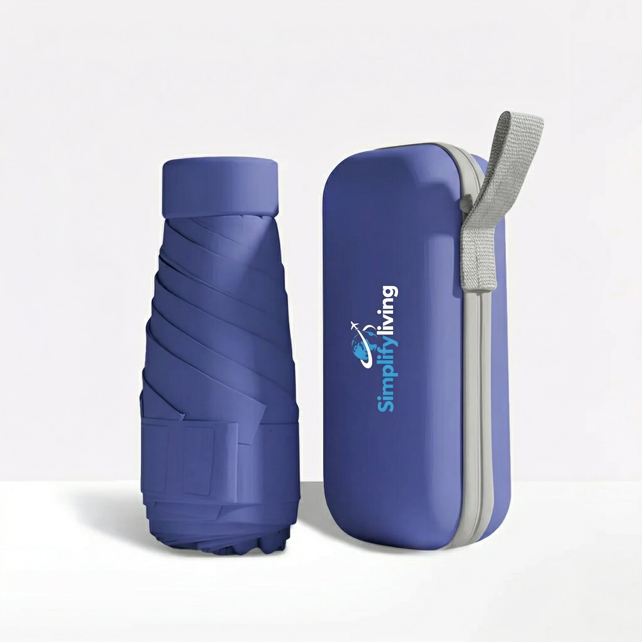 Compact Travel Umbrella & Case