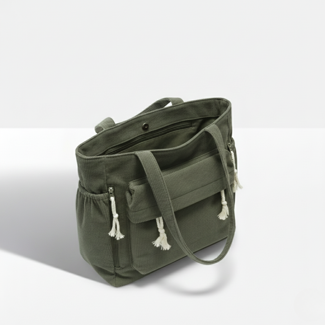 Sadie Corduroy Tote