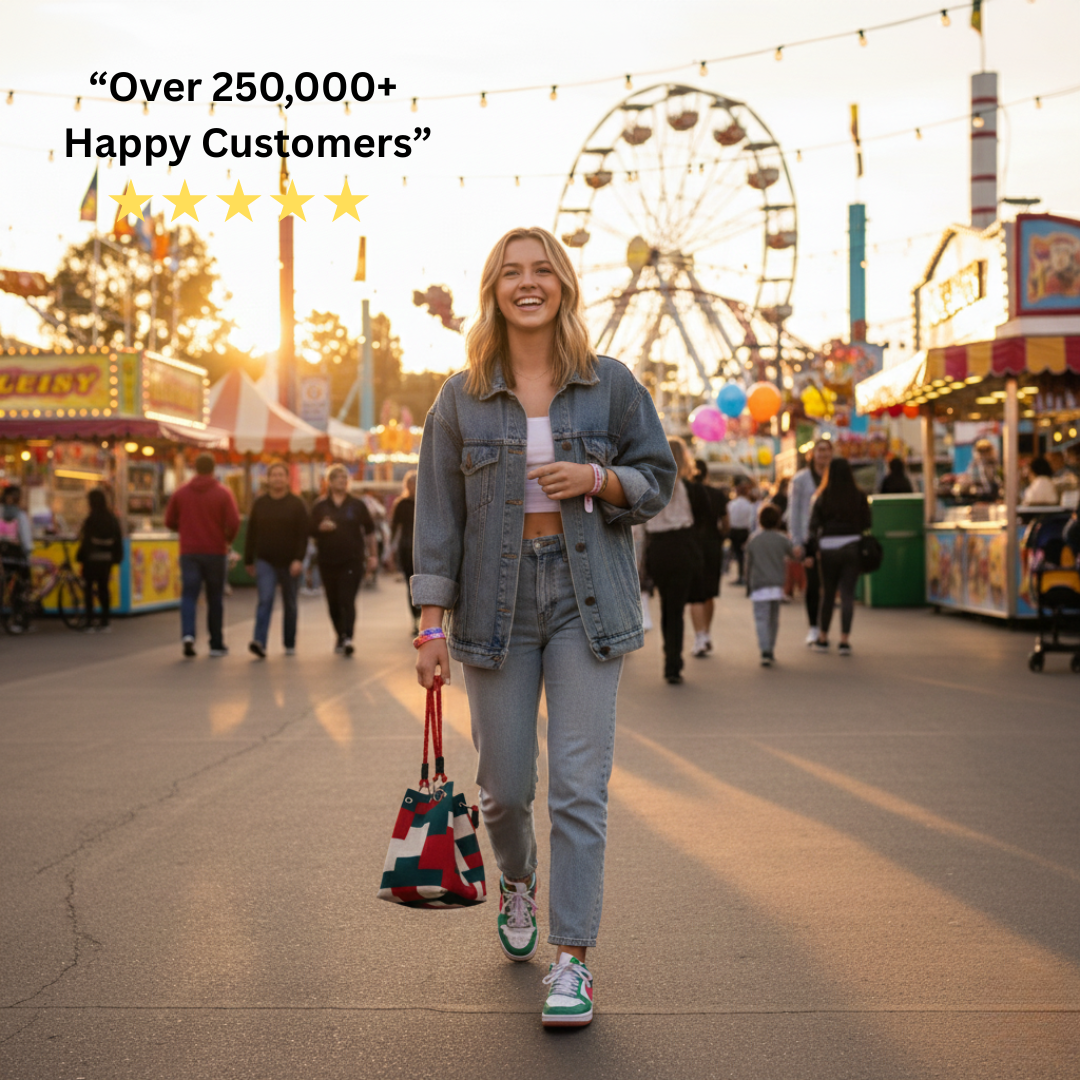 Retro Pop Bucket Bag