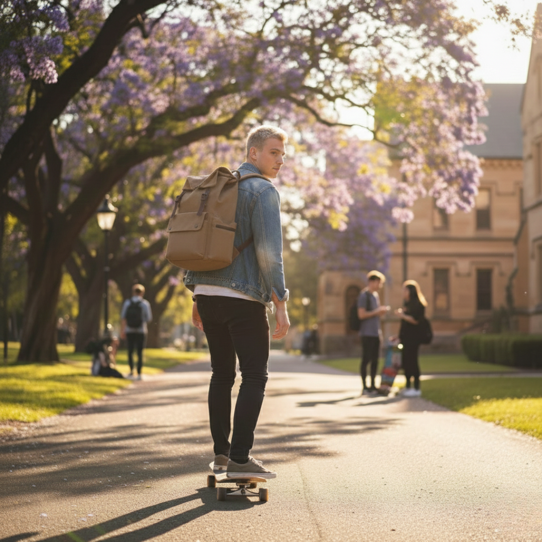 Vintage Anti-Theft  Backpack